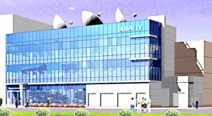 dubai TV newsroom and offices